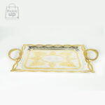 Tray Set Golden and Silver