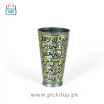 Engraved Vessel / Glass - Brass